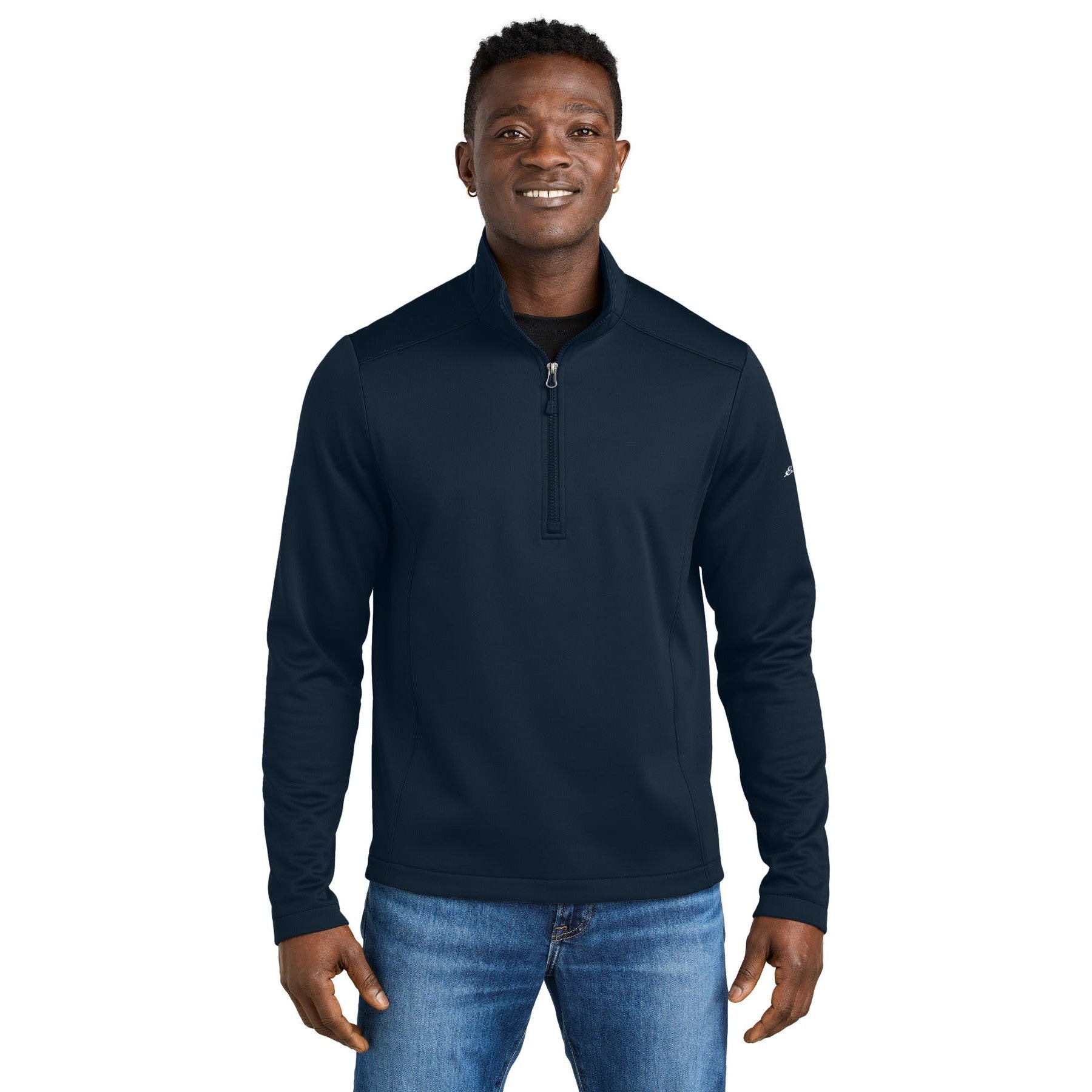 Eddie Bauer-Eddie Bauer® Smooth Mid Layer Fleece 1/2-Zip EB2360-MedTech-4